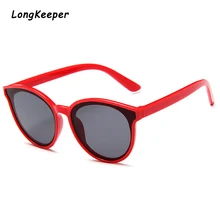 Kids Glasses Fanshion Child Sunglasses Cat Eye Retor Round Sunglasses For Children Sun glasses For Girl Boy Mirror Glasses UV400