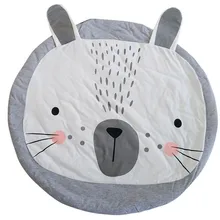 Gajar, игровые коврики, детский коврик для ползания, напольный коврик, детское постельное белье, одеяло с кроликом, хлопковый игровой коврик, декор детской комнаты, 95x1,5 см, 308Z