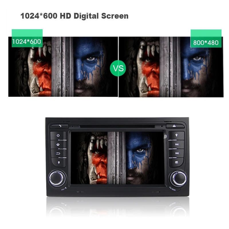 Discount Android 7.1.2 System Car DVD Player for AUDI A4 SEAT EXEO S4 RS4 8E 8F B9 B7 RNS-E with GPS Navigation Car Multimedia Player 8