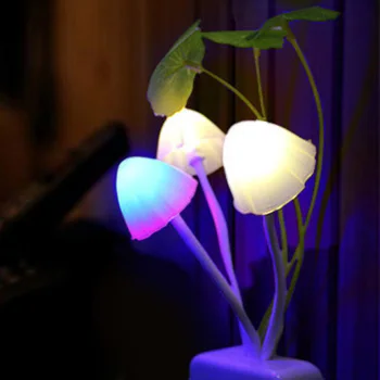 

Mushroom Lamp night light Fantastic Light Control Induction Led Color Change Lighting Control Colorful EU children's night light