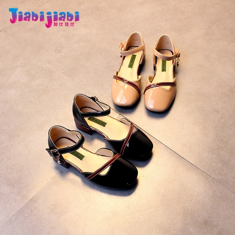

3-12T Spring Maiden Flowers Princess Dress Shoes Flats Girls Single Shoes Toddler Kids Frail Fashion Leather Mary Jane Shoes 9
