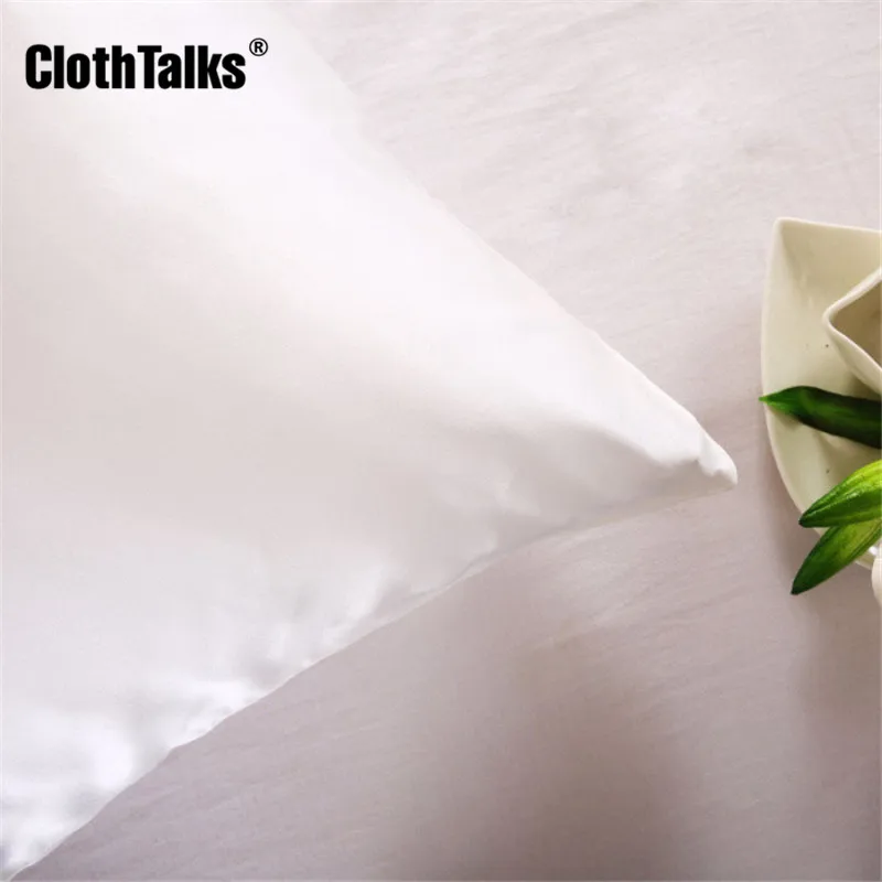 Clothtalks 1 шт. 100% чистого шелка наволочка с молнией супер мягкий размер