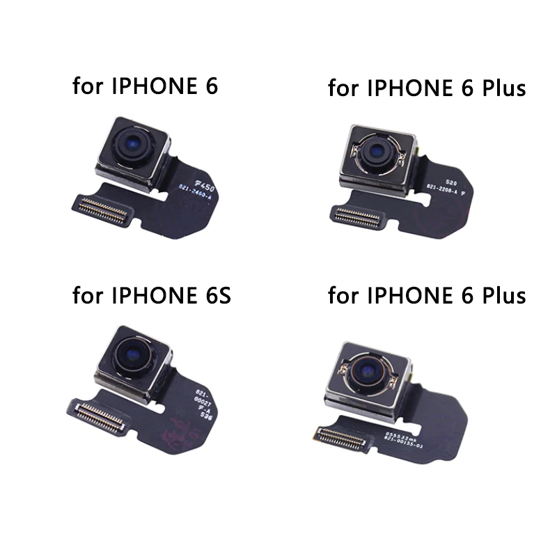 100% тестовая задняя камера для IPhone 6 6s 7 8 X XR XS MAX с датчиком флэш модуля Plus запасная