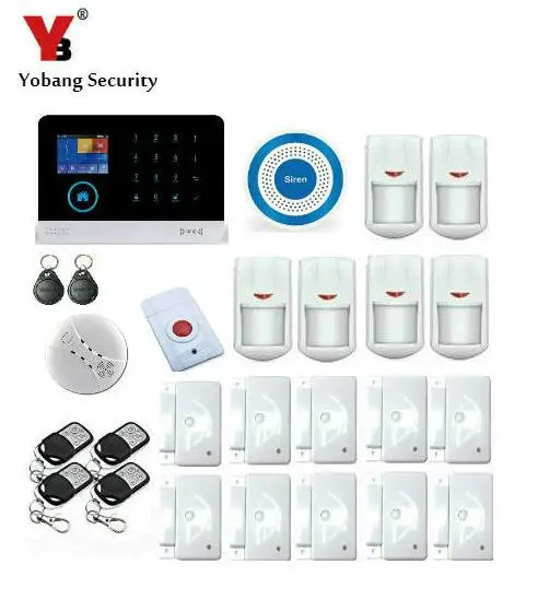 Yobang Security GPRS SMS Wireless Wired House Home Wifi 3G Alarm Kits RFID Android IOS APP Control WCDMA/CDMA Alarma Panic Alarm цена Yobang Security GPRS SMS Wireless Wired House Home Wifi 3G Alarm Kits RFID Android IOS APP Control WCDMA/CDMA Alarma Panic Alarm цены онлайн