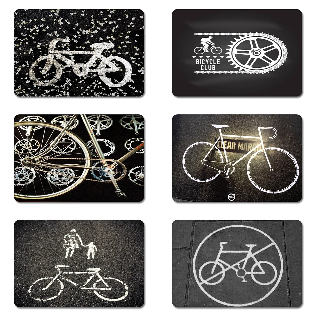 

Bicycle Club Nature Rubber Table Mouse Pad Laptop Computer Enclosure Mousepad Mat