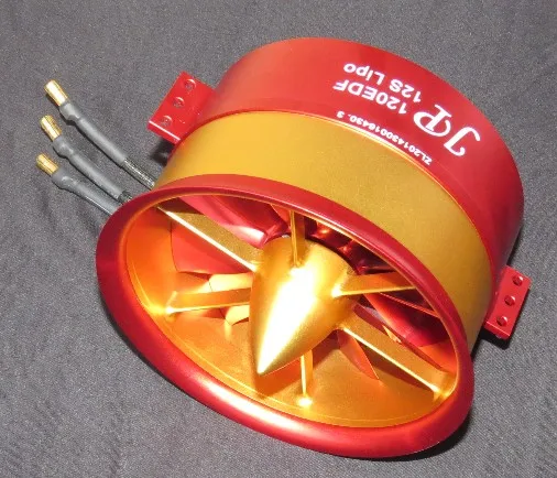 

JP 120mm Full Alloy Metal EDF with motor for 12s Power system Freeshipping