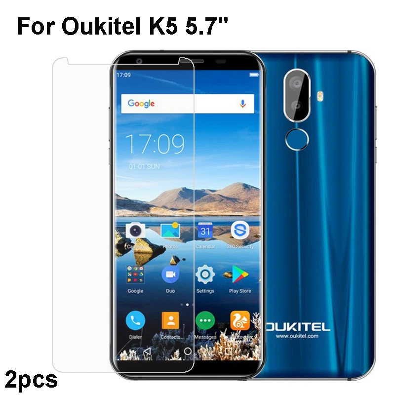 2 шт Oukitel K5 закаленное стекло 9H Высококачественная защитная пленка