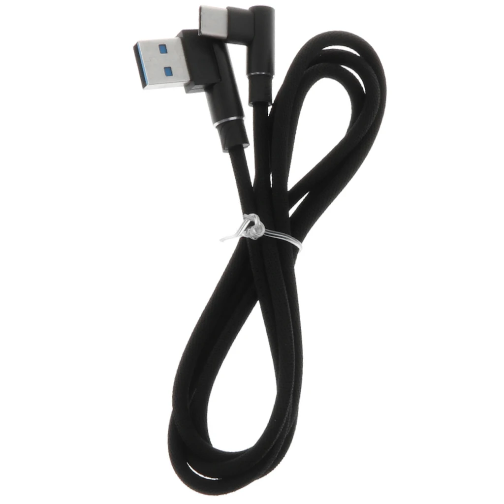 1m/3.3ft USB2.0 USB Type C 90 Degree USB Type C Cable mobile phone  Charger Angled Cable Adapter multi-port USB charger 