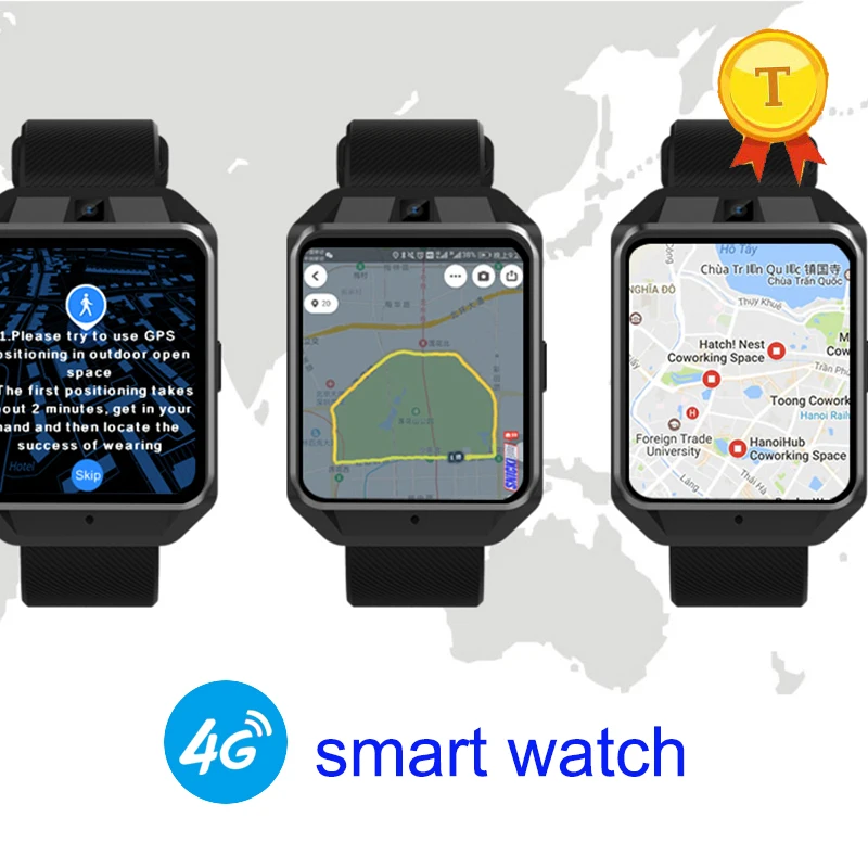 Новое поступление 4G сеть Wifi gps навигация Смарт часы телефон с полнофункциональными будильником анти-потеря сна Мониторинг