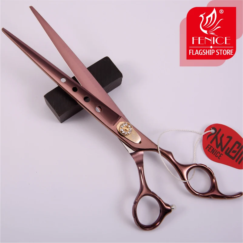 Fenice 7 0 5 8 дюймов Профессиональная стрижка кошек и собак JP440C прямые ножницы для