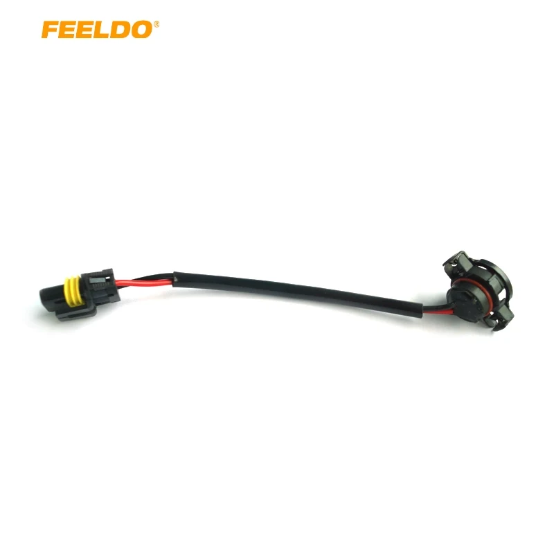 

FEELDO 10Pcs Car 5202 H16 to 9006 Wire Harness Cable HID/LED Conversion Ballast to Stock Socket #FD-963