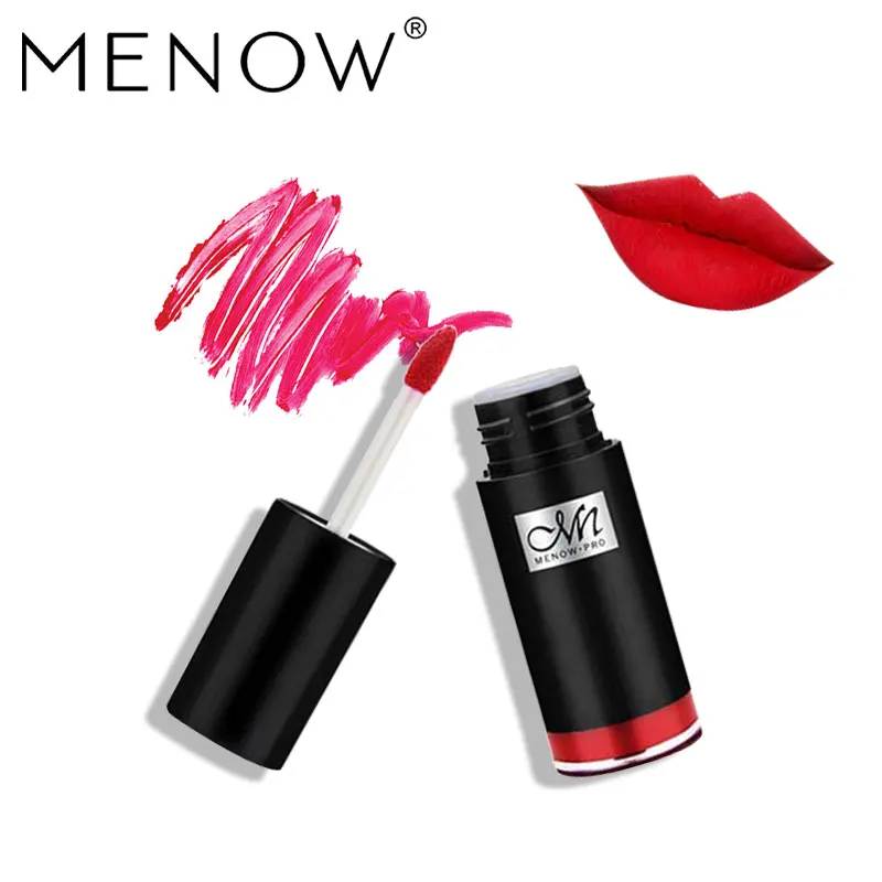 

MENOW Brand Lip gloss 38 Color Kiss proof Velvet Lip gloss Waterproof Matte Liquid Lip balm Lasting Cosmetic maquiagem L16004
