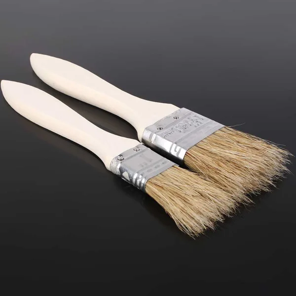 New 2pcs/Set Wooden Rugged Grill Cleaning BBQ Basting Brush Marinade Roasting Pork Beef Chicken Barbecue Tools Accessories |