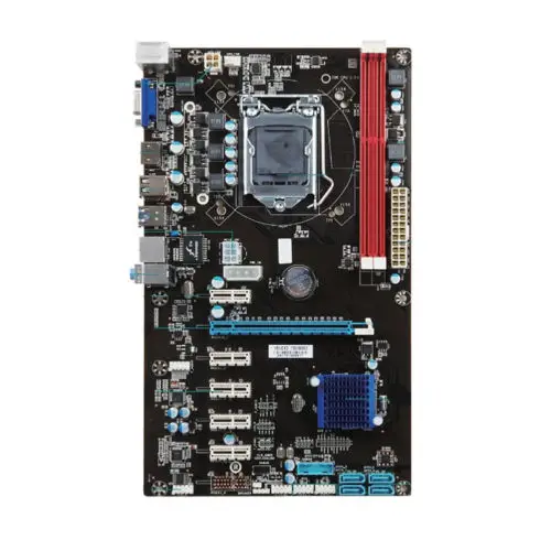 H81-BTC 6 GPU зарядное устройство Майнинг материнская плата с 6 PCI Express Riser Card USB 3,0 PCI-E 16X Express удлинитель Riser 1X To 16x
