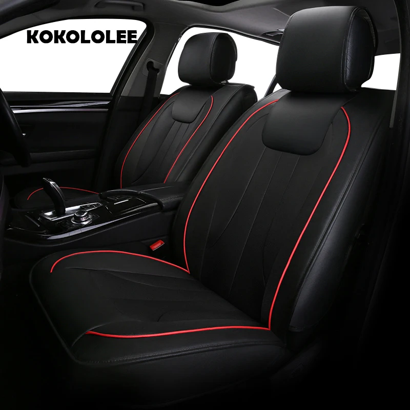 

KOKOLOLEE pu leather car seat cover for Land Rover all models Range Rover Freelander discovery evoque car accessories