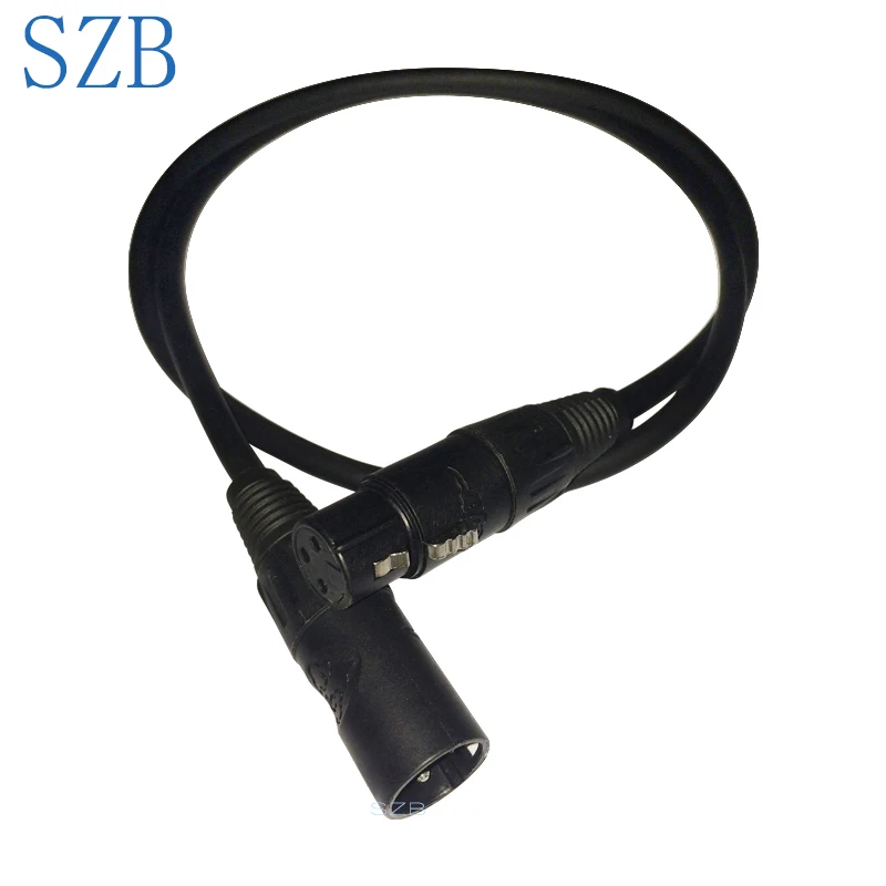 shielded dmx cables 3 pins dmx in and out signal rasha lighting