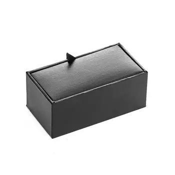 

Hot Selling Stripe Cuff links Box Jewelry display package box Gift Box Button Gemelos Storage Box