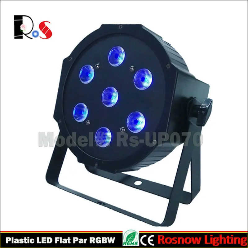 

Sample 7x10W RGBW 4in1 Flat LED Par / LED wedding decorate lights