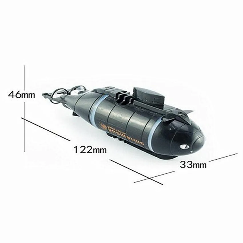 Presente do Menino Modelo de Submarino Velocidade do Barco de Controle Mini Submarine Toy Kids Simulação Remoto Drone 1 pc rc 3 Aviões de radiocontrole