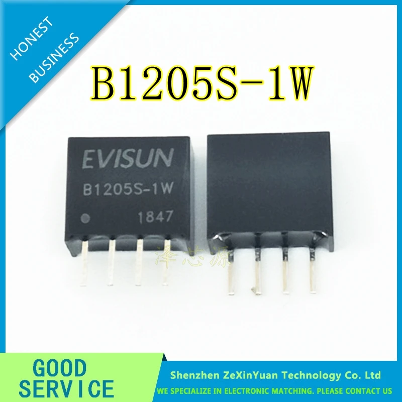 5Pcs B1205S 1W Module 1Wr2 1W Sip 4 Dc Dc 12V 5V huismerk kopen in de aanbieding