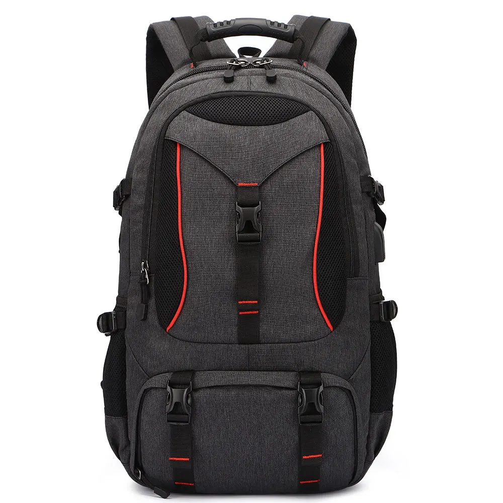 

Abrasion Resistant Outdoor Large Capacity Hiking Bag Tour Backpack Hiking Backpack Leisure Bag USB port earphone port