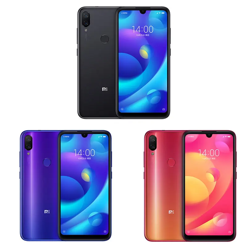 Глобальная ПЗУ Xiaomi Mi Play 6 ГБ ОЗУ 64 Гб 5 84 ''FHD дисплей MTK Helio P35 Восьмиядерный 12 МП