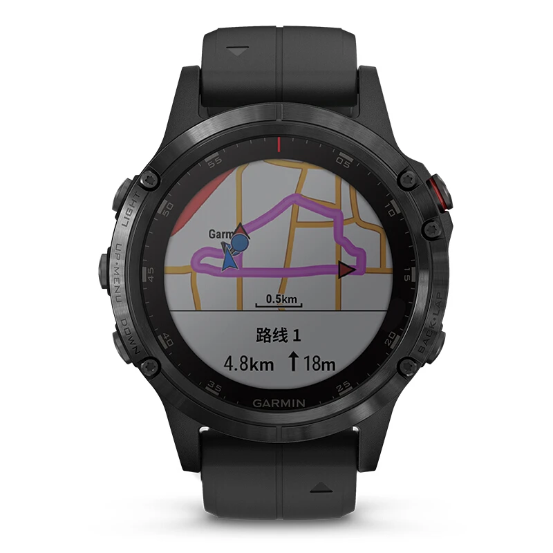 GARMIN fenix 5 Plus Премиум мультиспортивные GPS умные часы с пульсометром на запястье Sapph