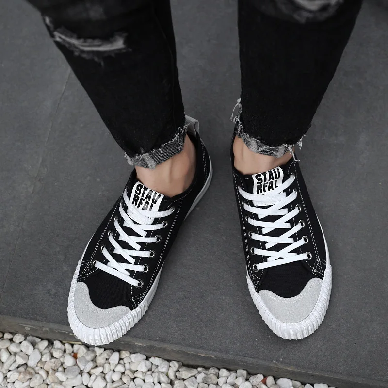 Male Shoe 2019 Ventilation Canvas Shoe Male All-match Casual Shoes Sneakers Men Cloth Shoe Leisure Time Shoes Zapatos De Hombre