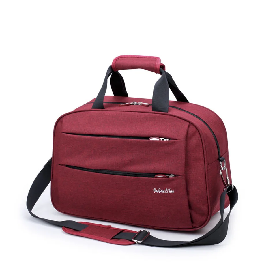 Gym Bag for Fitness Men Women Handbag Swimming Travel Yoga Mat Bags Shoulder Crossbody Handbags Outdoor Sports Bag Sac De Bags - Цвет: Wine Red