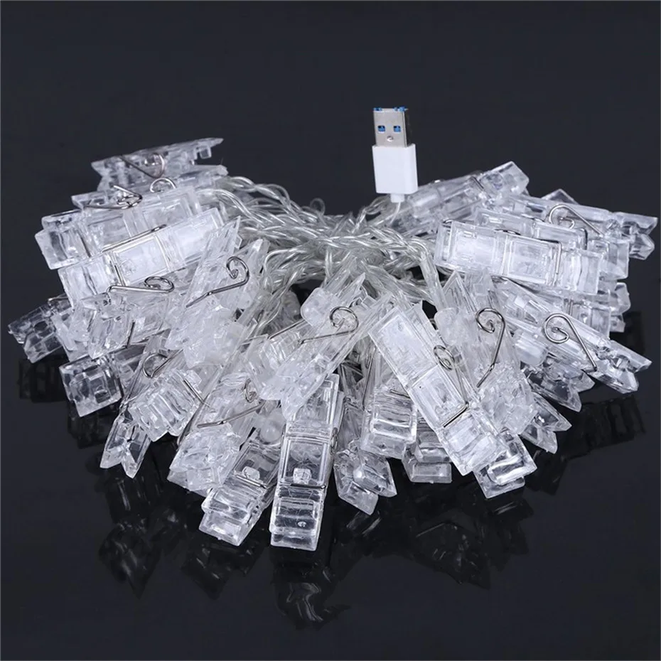 1.5M 3M 6M Photo Clip Holder LED String lights Battery Powered LED Garland Decors for New Year Christmas Wedding Birthday Party 1.5M 3M 6M Photo Clip Holder LED String lights Battery Powered LED Garland Decors for New Year Christmas Wedding Birthday Party