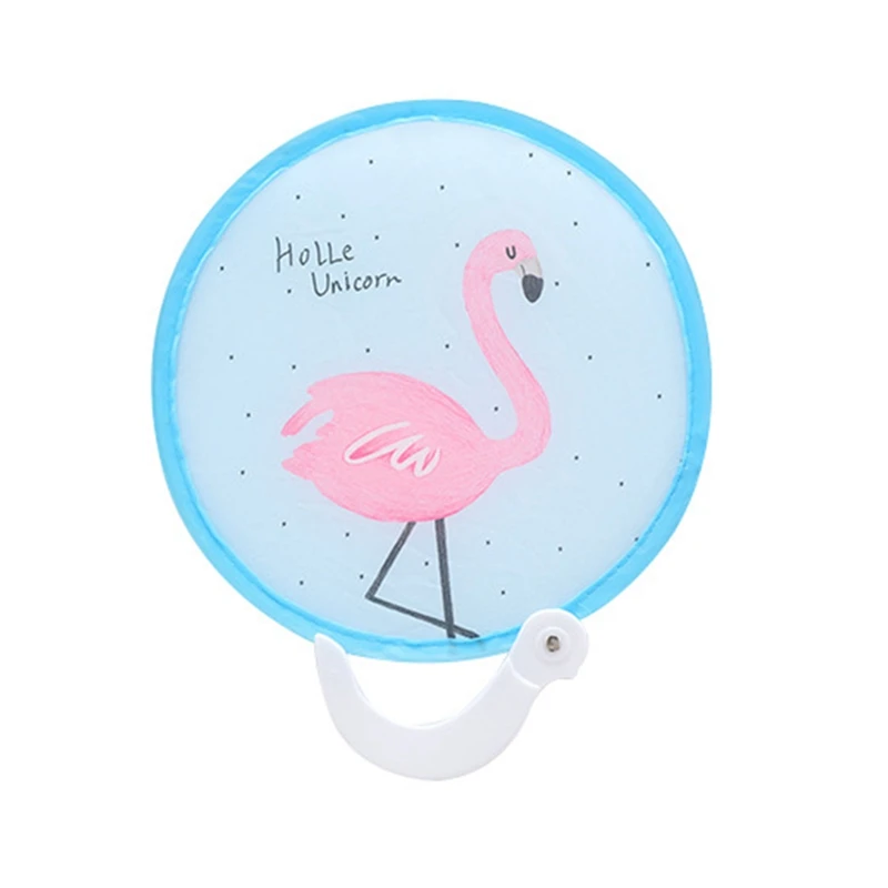 

Portable Folding Fan Round Cloth Pocket Fan Travel Holiday Souvenir Cloth Bag Wedding Favors And Gifts Pocket Fan