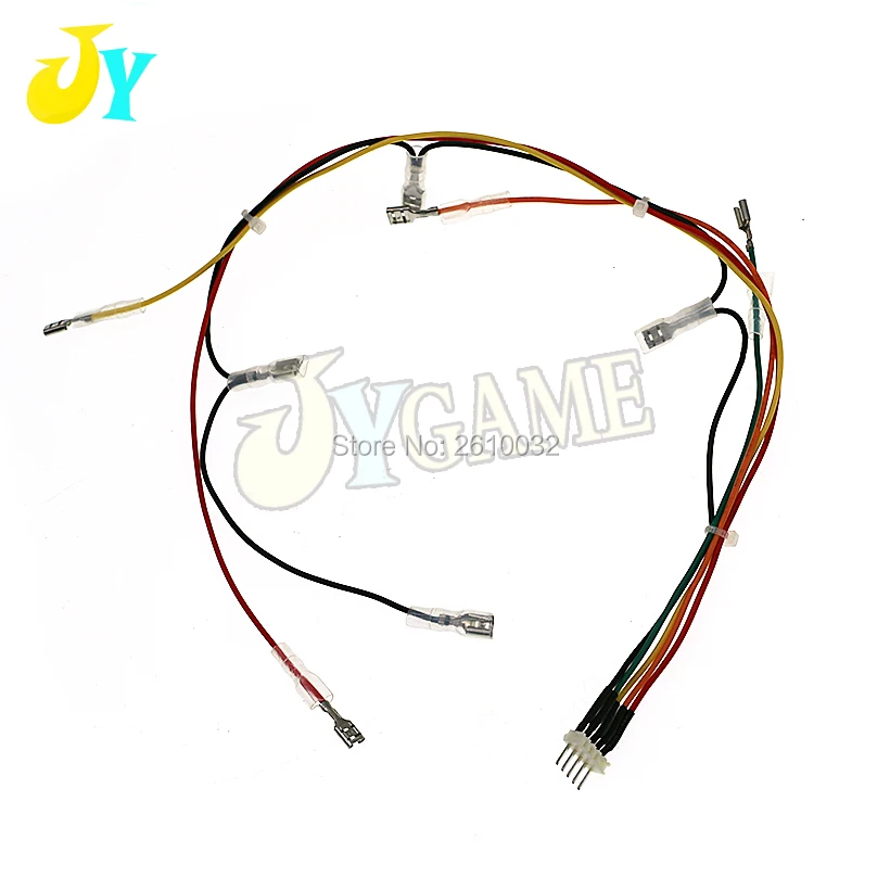 

10PCS 4.8mm Terminal Connector Wire To 5 Pin Interface SANWA Joystick To Zippy joystick Cable Arcade Harness Wire