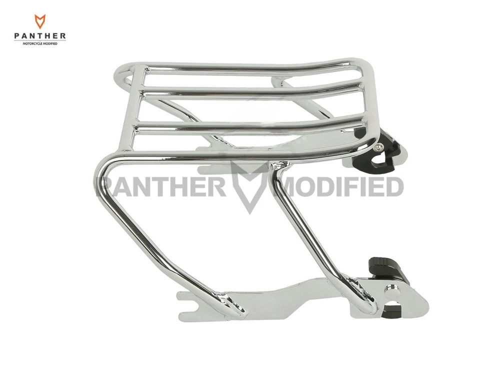 

Chrome Motorcycle Detachables Solo Luggage Rack Moto Mounting Rack case for Harley Sportster XL 883 1200 1994-2003