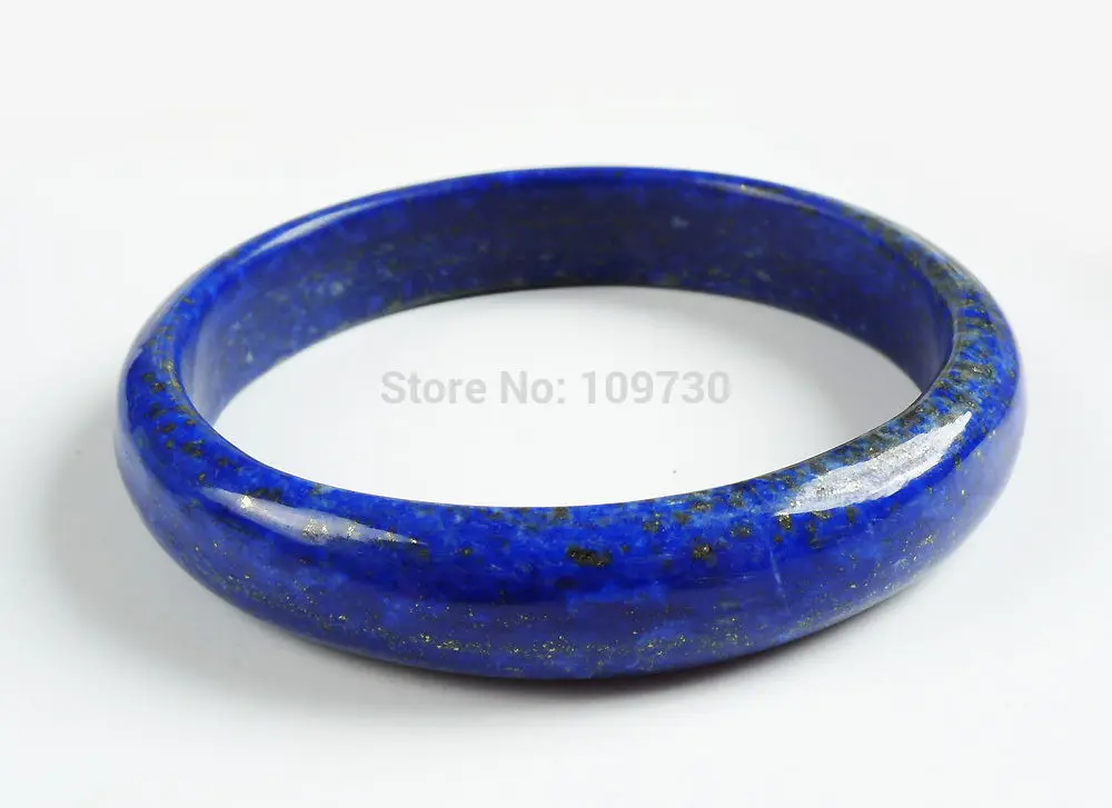 

001509 100% Natural Afghanistan Blue Lapis Lazuli Women Bangle (A0502)