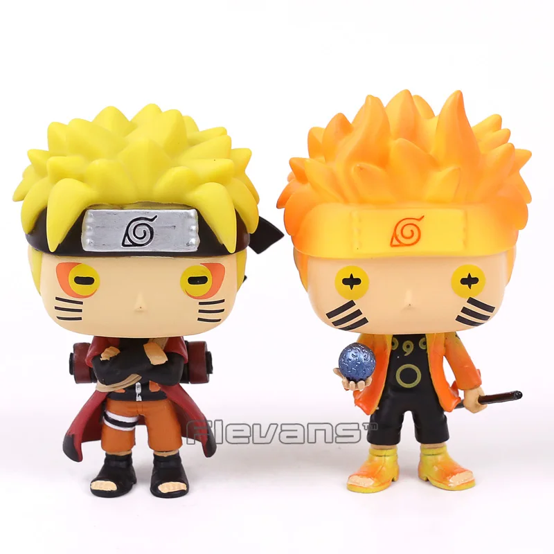 

Animation Naruto Shippuden Uzumaki Naruto (Sage Mode) 185 / (Six Path) 186 Vinyl Figure Collectible Model Toy with Retail Box