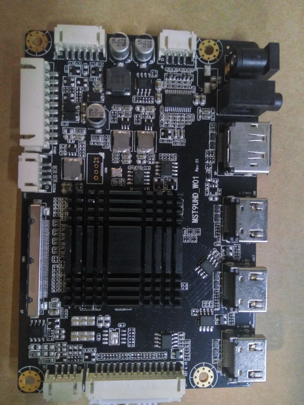 

MST9UHD_W01 JX_U12A1 4k driver CONRTOL board connect HDMI to V-BY-ONE @60hz 3840*2160 SUPPORT HDCP OSD HDMI+HDMI+PHONE 12v