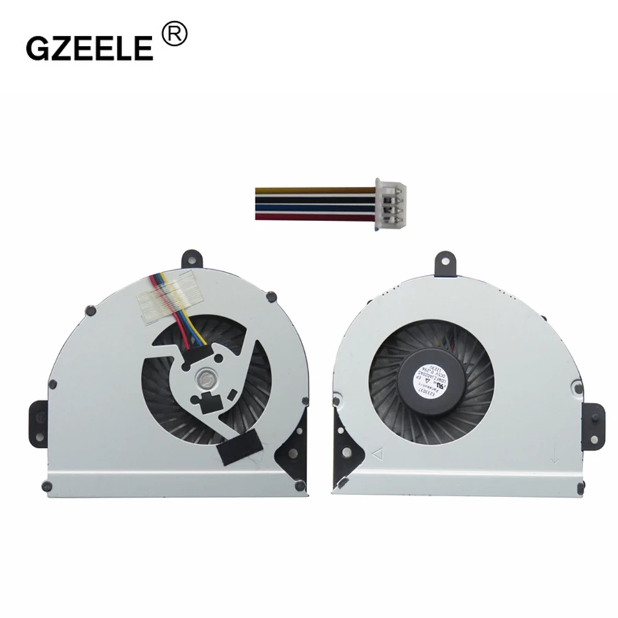 Gzeele laptop cpu fan تبريد لاسوس k53sc k53e k53s k53sd K53SJ K53SK K53SM K53SV K84 A43S K43 دفتر برودة المبرد جديد