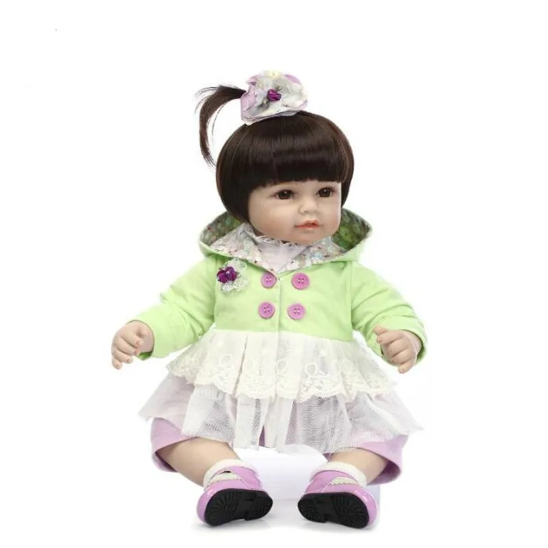 

50cm/20'' Newborn Doll Reborn Girl Lifelike Vinyl Silicone Handmade Baby Kids Gift Toy Collection