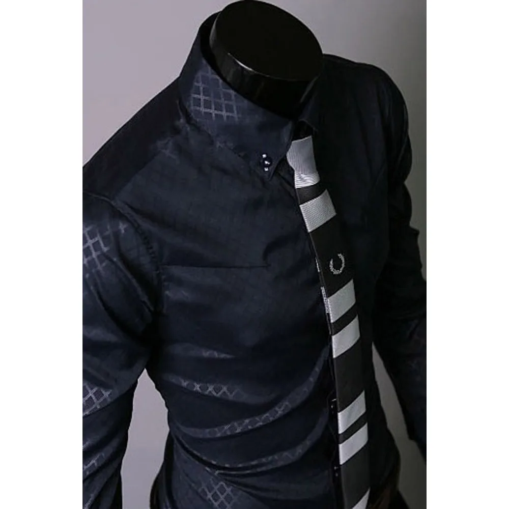 2018 новые Брендовые мужские рубашка Camisa социальной masculina повседневные Slim Fit