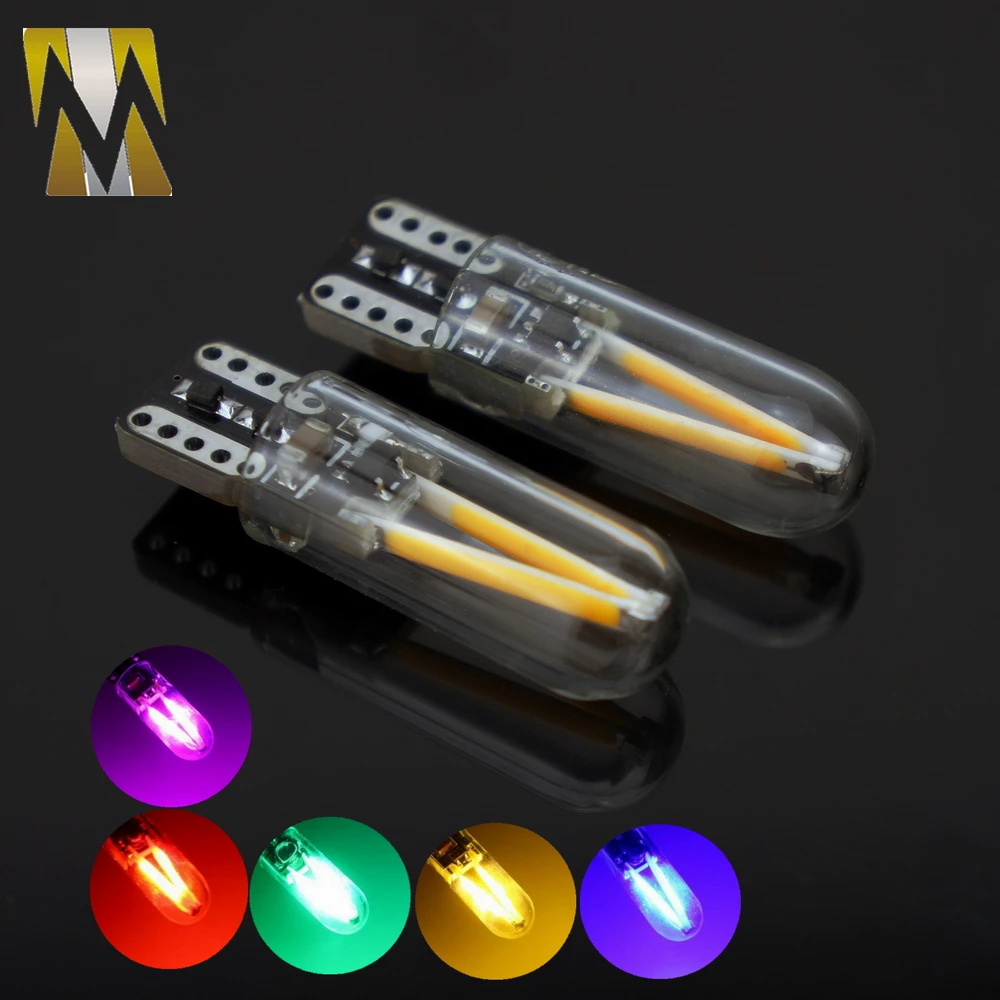 

T10 COB 21SMD LED Indicator Signal Bulbs Car Truck Parking Clearance License plate Lamp Turn Lights 12V 24V Free Shipping