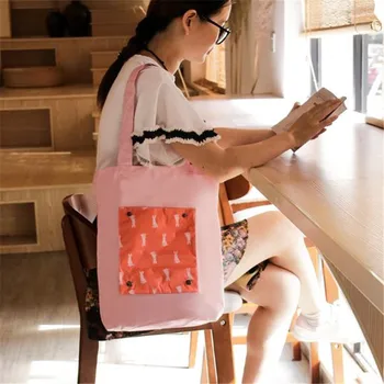 

Fashion Nylon Shoulder Bags Environmental Shopping Bag Tote Package Crossbody Bags Durable Casual Handbag Large Capacity