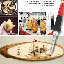 52 шт. Электрический насадки для паяльника набор пирографии горелка для металла комплект для пайки