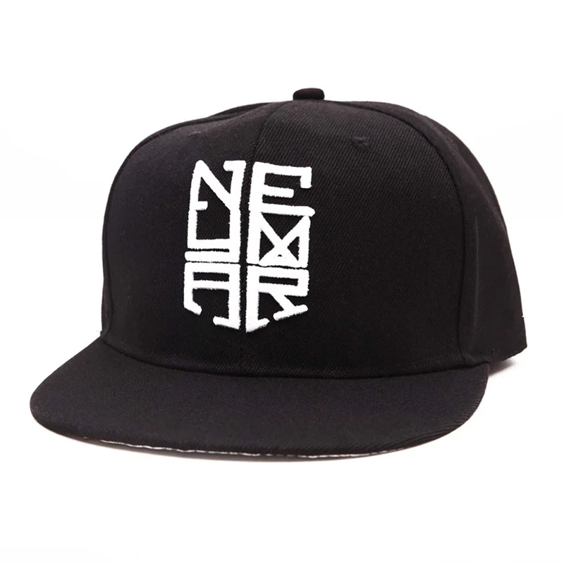 Unisex Letter Embroidery Baseball Cap Neymar Da Silva Hip Hop Hat Outdoor Sports Sun Flat Neymar Fashion Metal Snapback CP0101 (6)