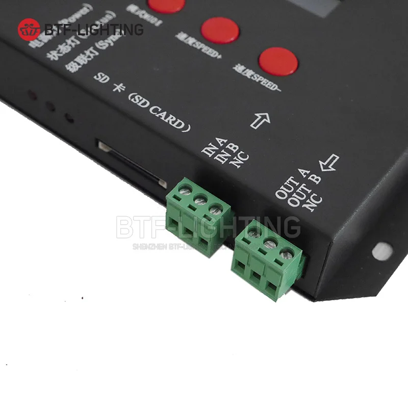 T300K T500K T4000S T8000A светодиодный RGB контроллер для WS2812B WS2811 TM1804 LPD6803 каких-либо IC цветная(RGB) светодиодная полоска DMX контроллер