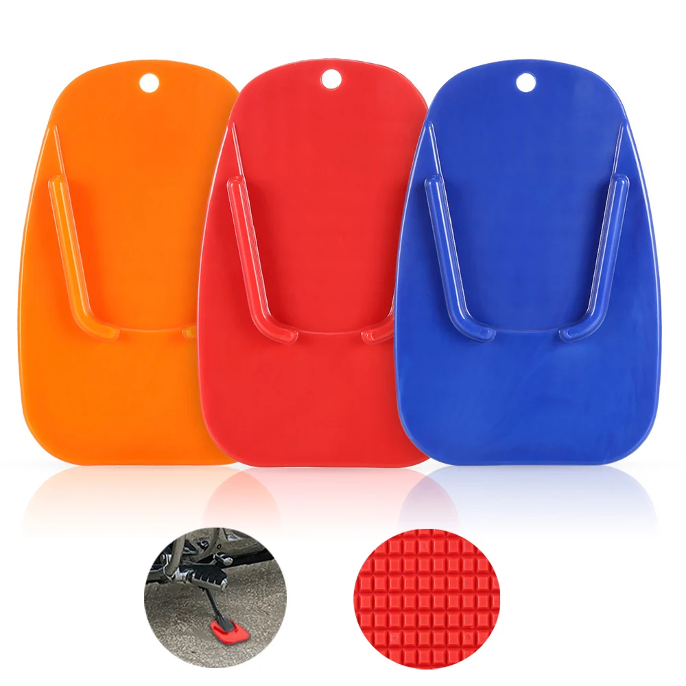 

J001 Universal Motorcycle Side Stand Kickstand Plate Pad Lightweight Durable For Motorcycle