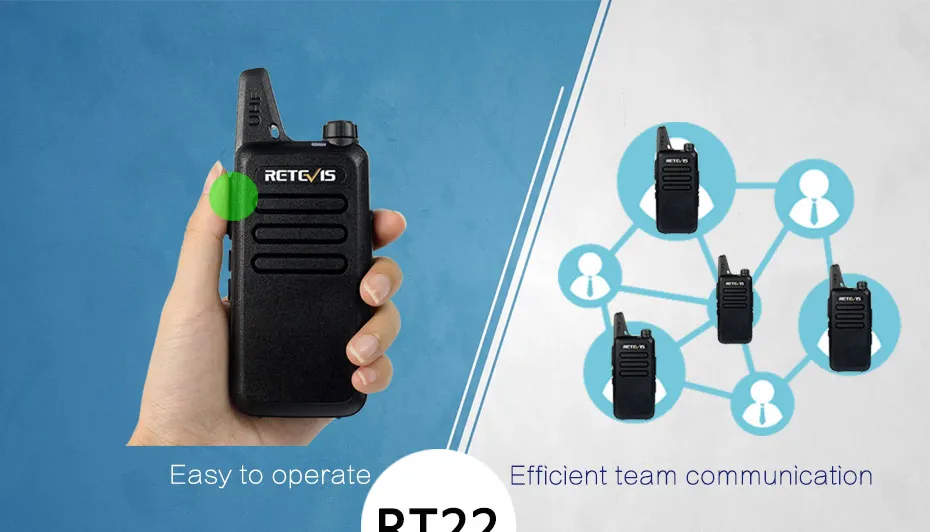 4 шт. RETEVIS RT622 RT22 мини PMR Walkie Talkie PMR радио PMR446 VOX Talkie Walkie Radio коммуникатор Walkie-Talkie Walk Talk