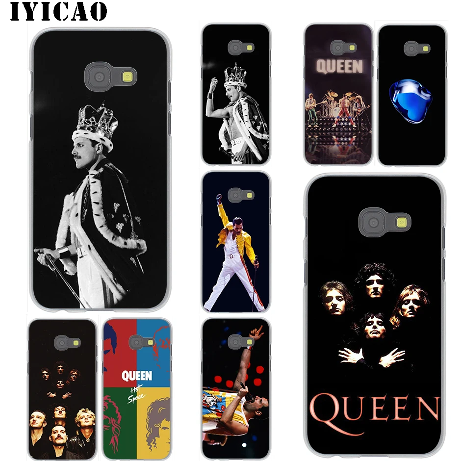 IYICAO Mercury Wembley Queen черный Жесткий Чехол для Samsung Galaxy J6 J5 J1 J2 J3 J7 2017 2016 2015 Prime US EU версия |