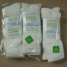 2 пары неэластичных носков хлопок высокое качество для диабетиков Уход за ногами подарок для пожилых людей носки 9-11