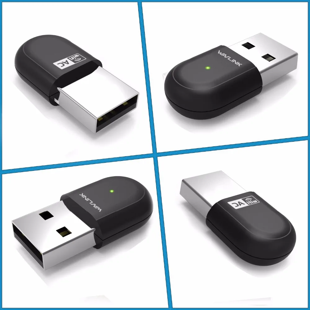 Wavlink USB2.0 AC600 USB wifi адаптер Wi-Fi адаптер Dual Band 2,4G/5G USB Беспроводной локальной сети картоприемник для ноутбук ПК настольный компьютер