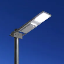 Alpha 1080X Outdoor Motion Sensor Solar Powered LED Pole Wall Street Path Solar Light For Garden 3 Working Mode Solar Lamp